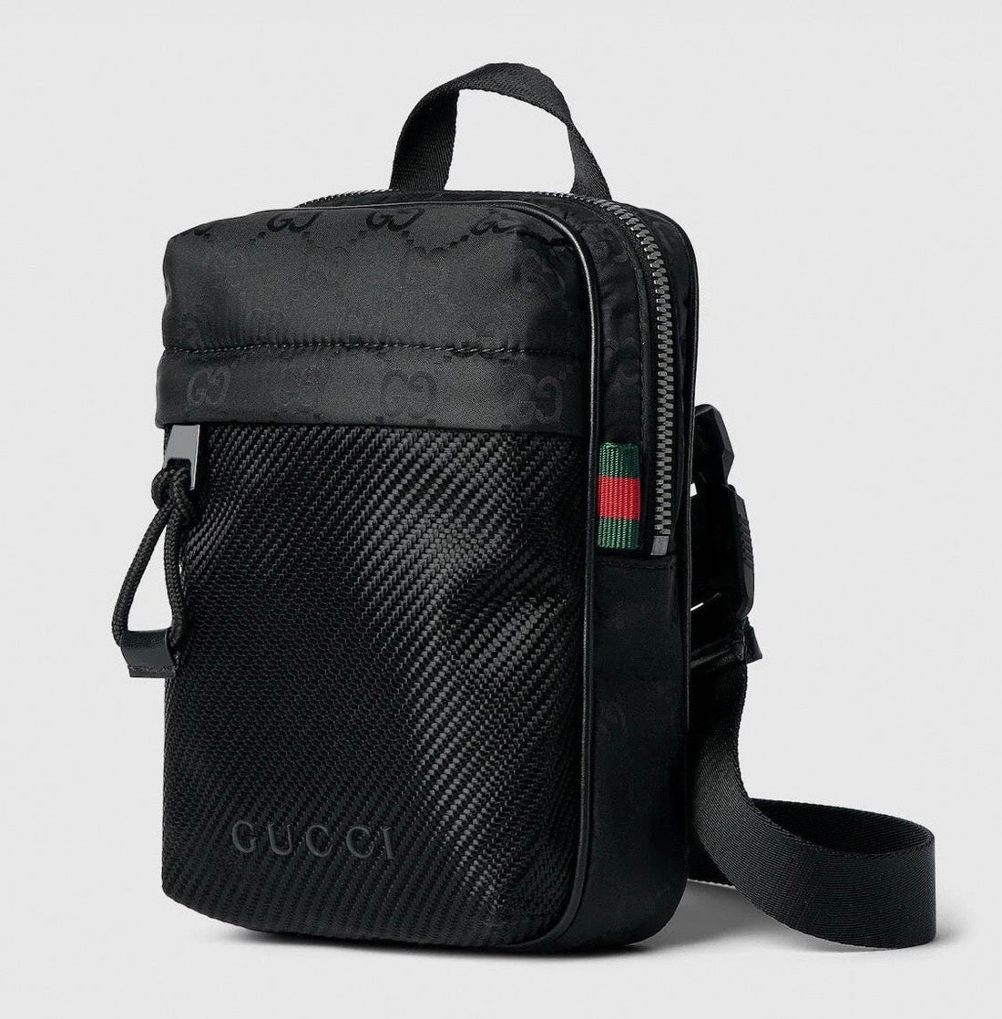 Mini Black Crossbody Utility Bag