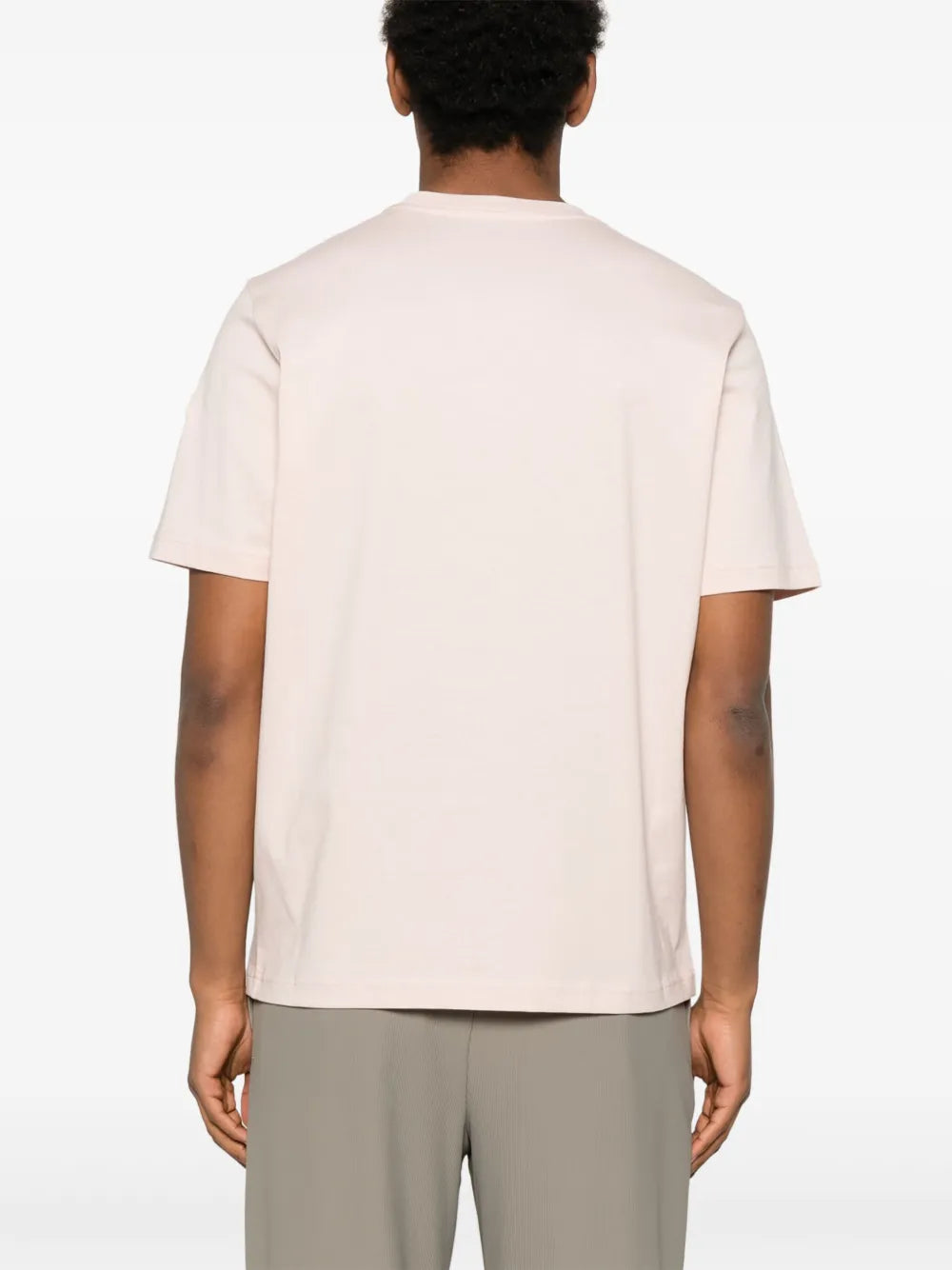 Moncler Light Pink Embroidered Logo T-Shirt - image 3