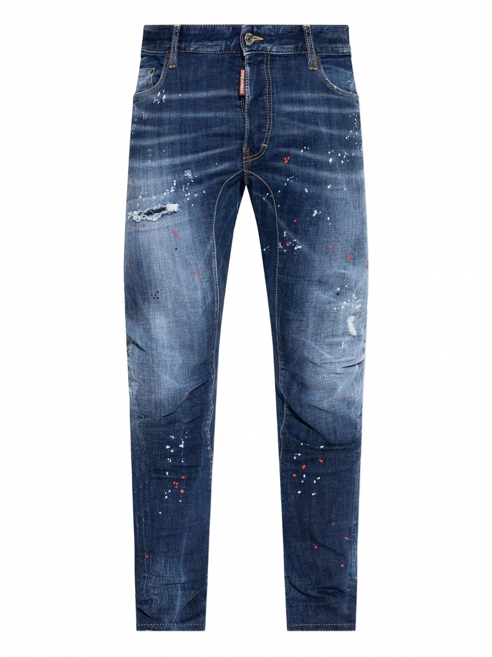 Dsquared2 Distressed Cotton Jeans