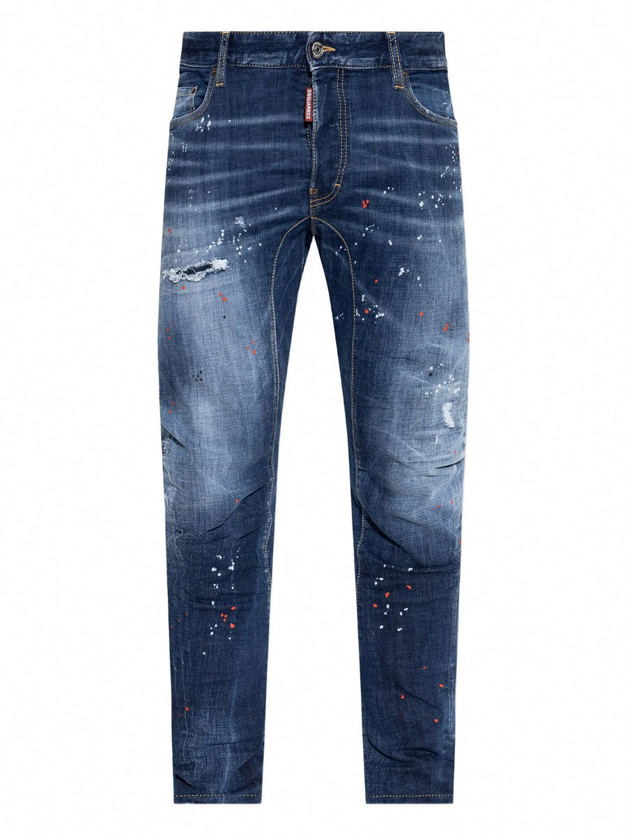 Dsquared2 Distressed Cotton Jeans