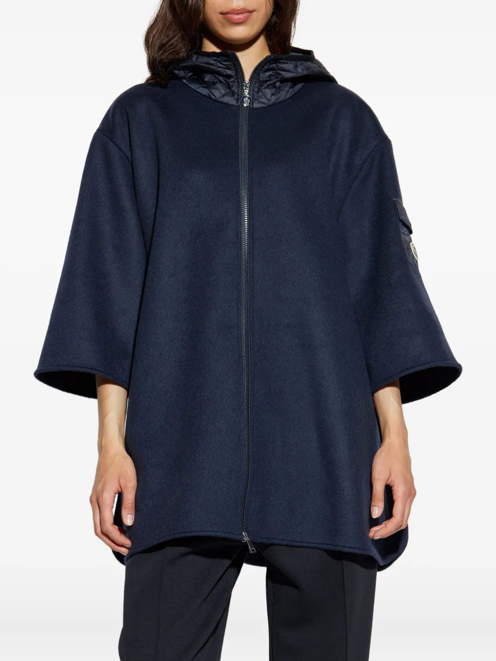 Moncler Wool Zip Cape - image 3