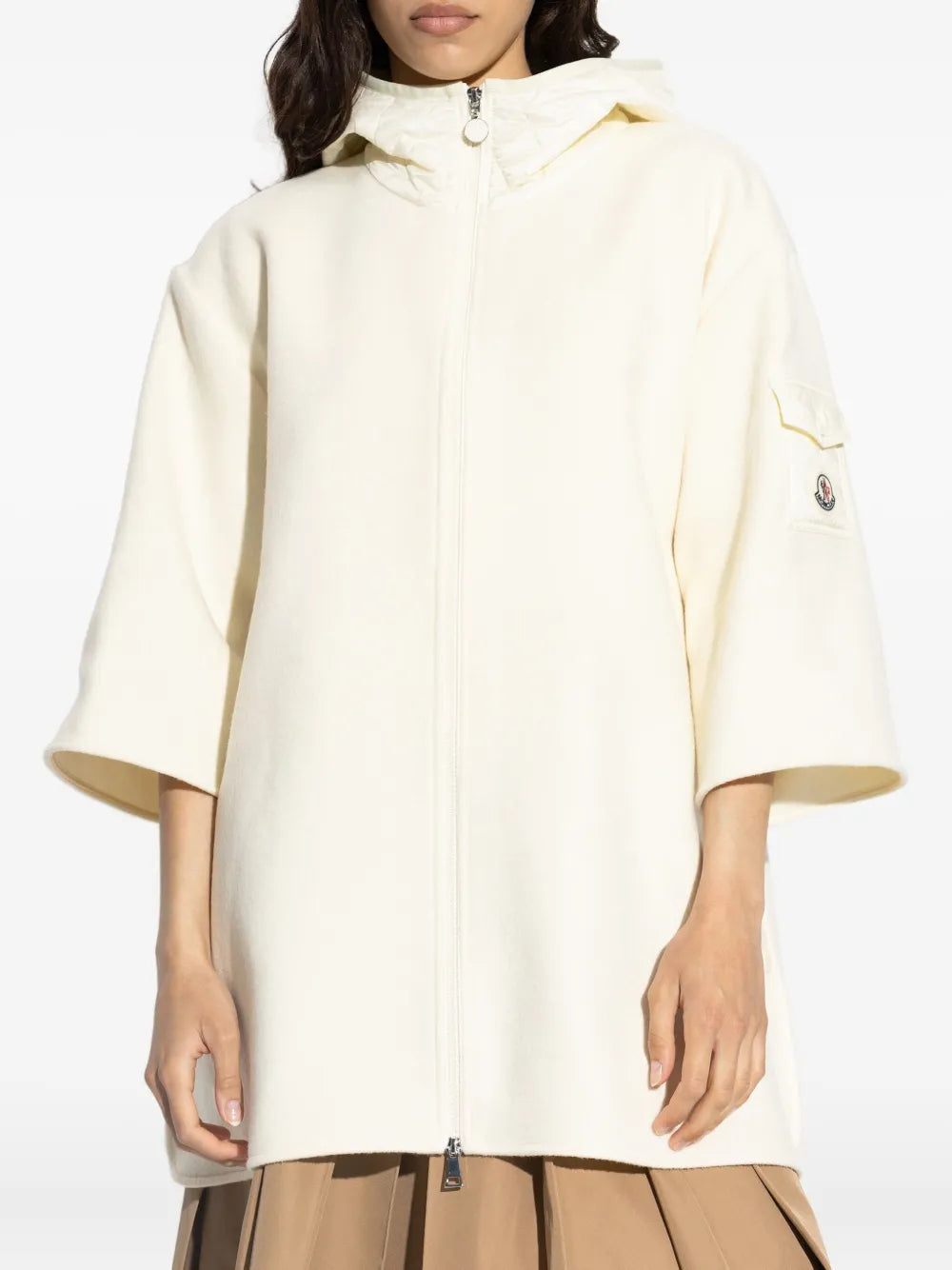 Moncler Zipped Wool Cape - image 3