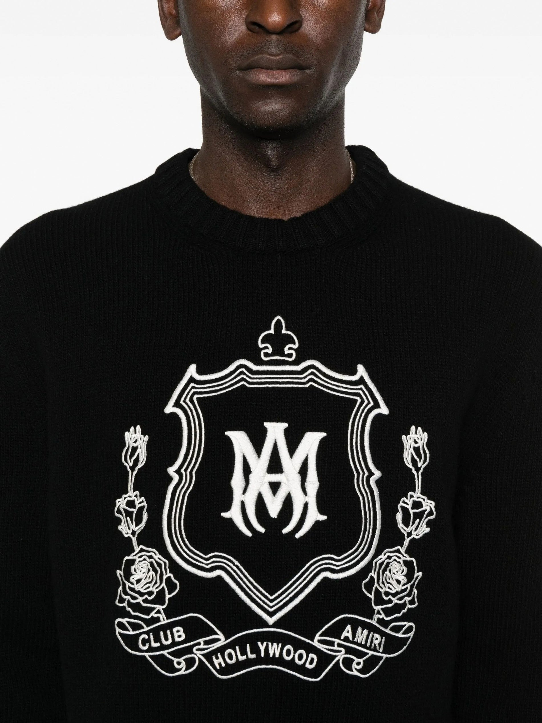 Amiri Club Hollywood Crest-Print Cotton Sweatshirt - image 2