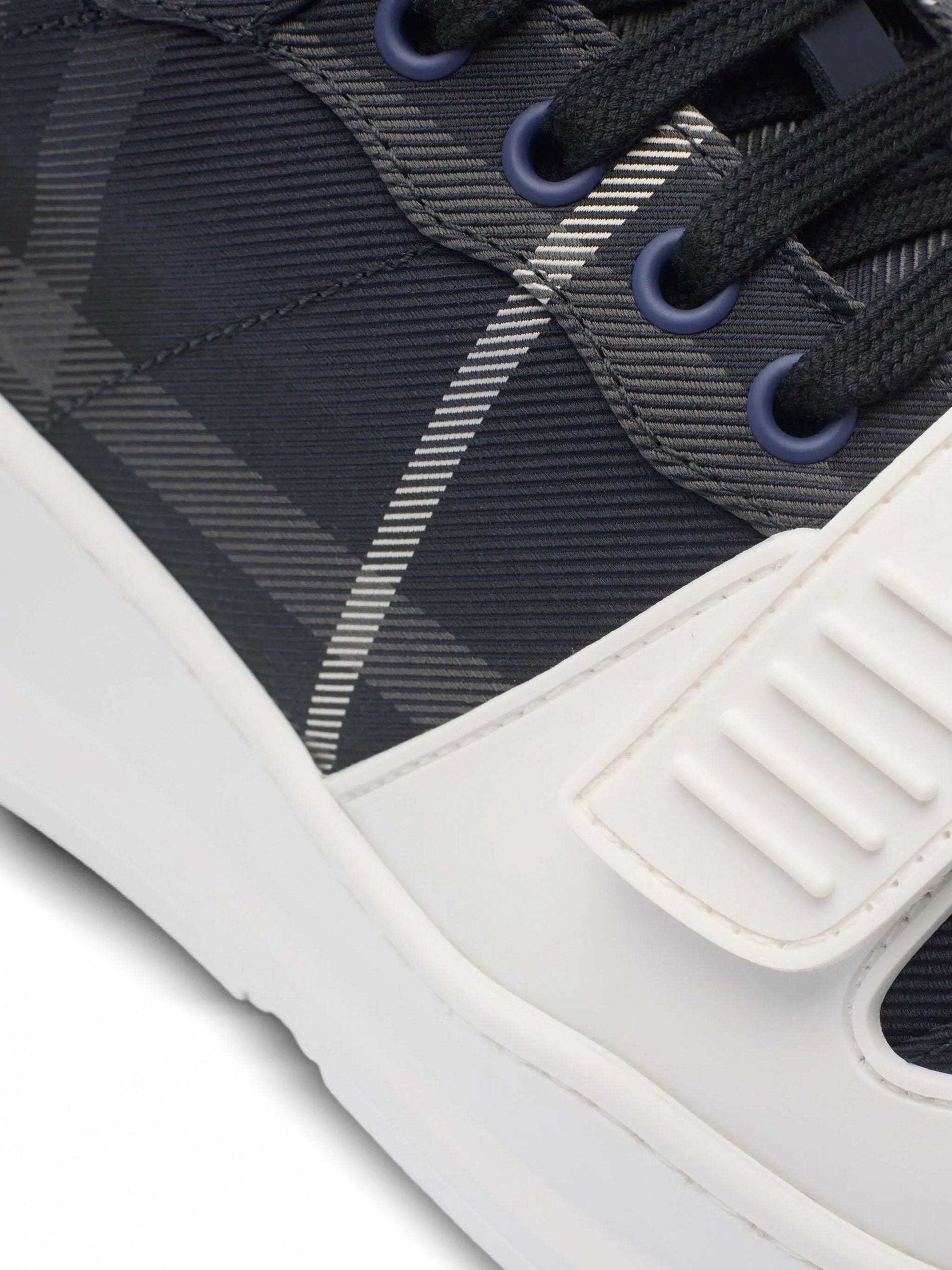 Burberry Checked Low-Top Sneakers - image 3