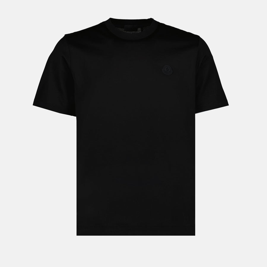Moncler Black Vertical Logo T-Shirt
