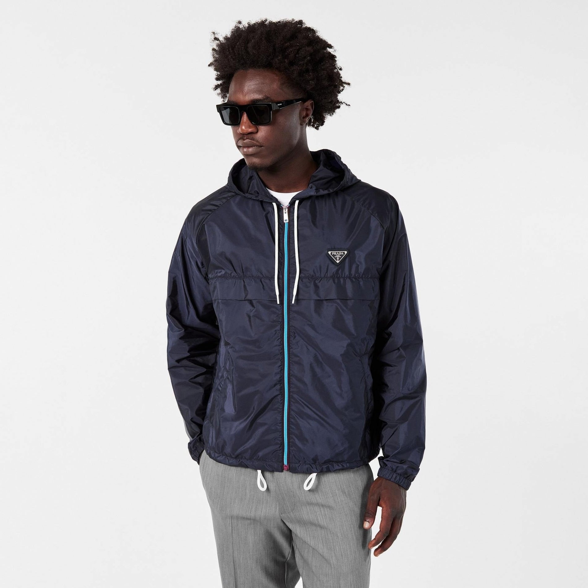 Prada Men's Water-Resistant Lightweight Windbreaker - image 4