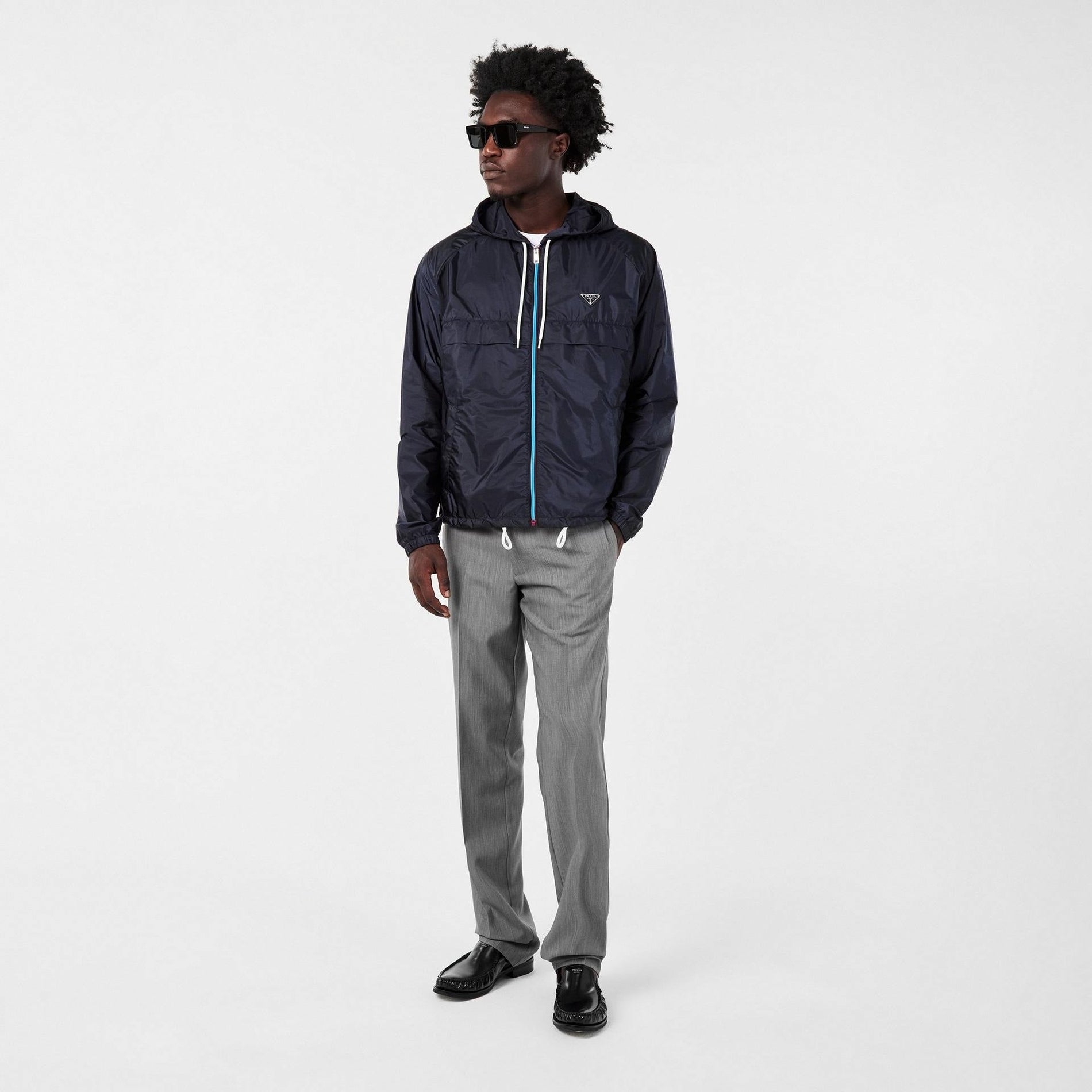 Prada Men's Water-Resistant Lightweight Windbreaker - image 6