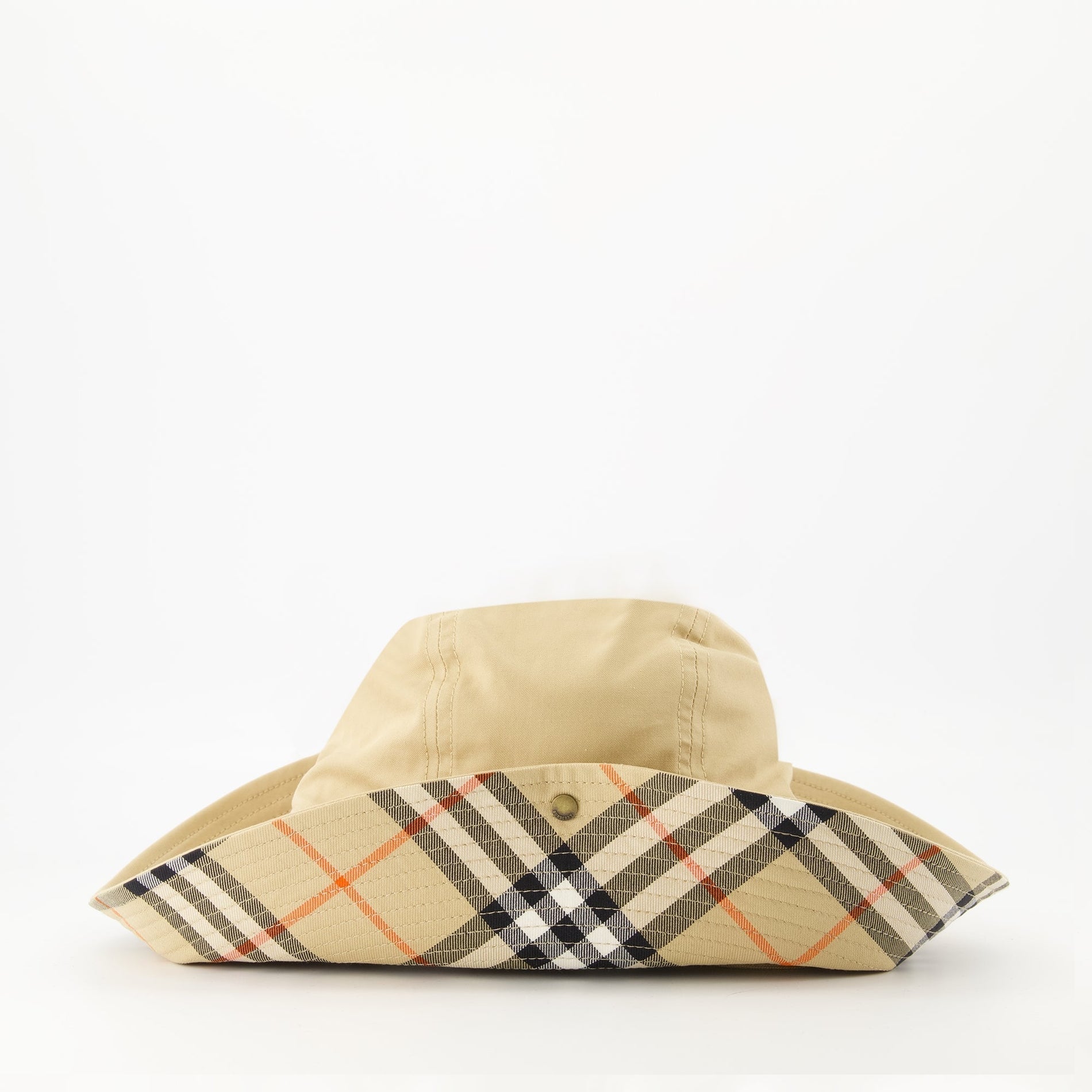 Burberry Vintage Check Wide-Brim Hat - image 2
