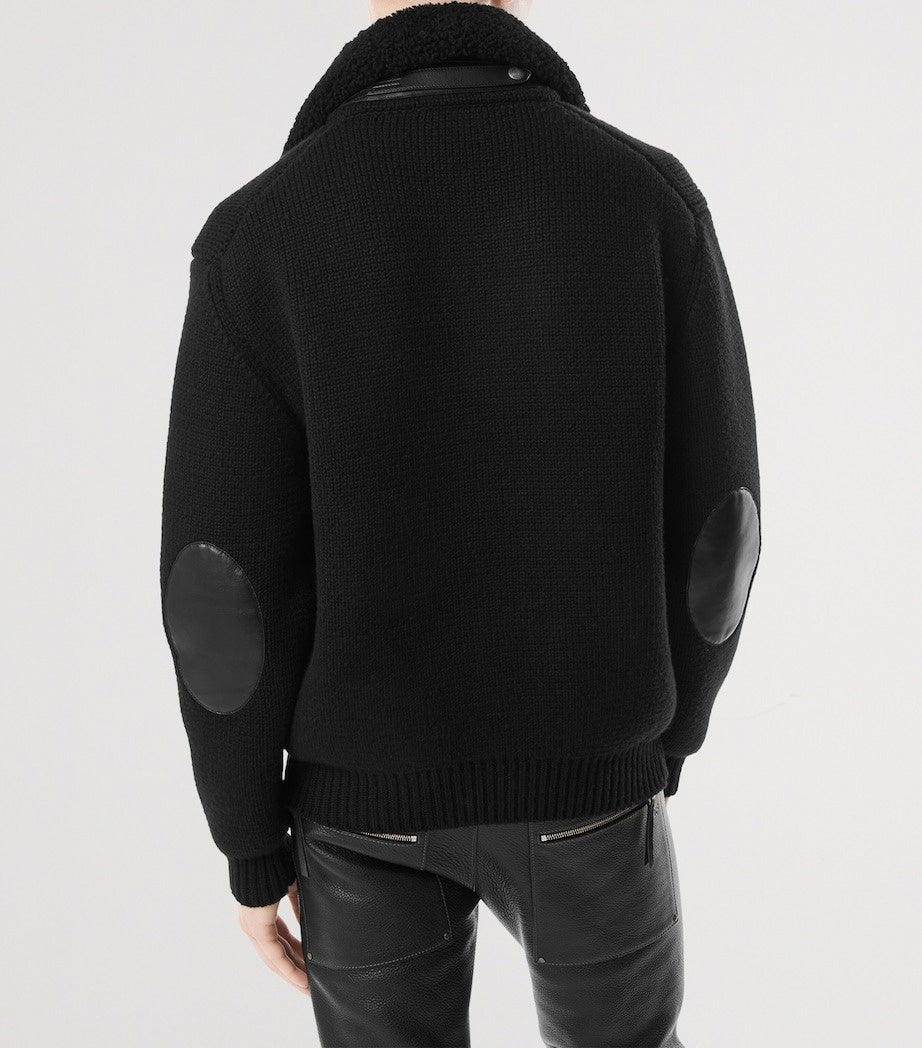 Tom Ford Cashmere Collared Jacket with Fleece Trim - image 4