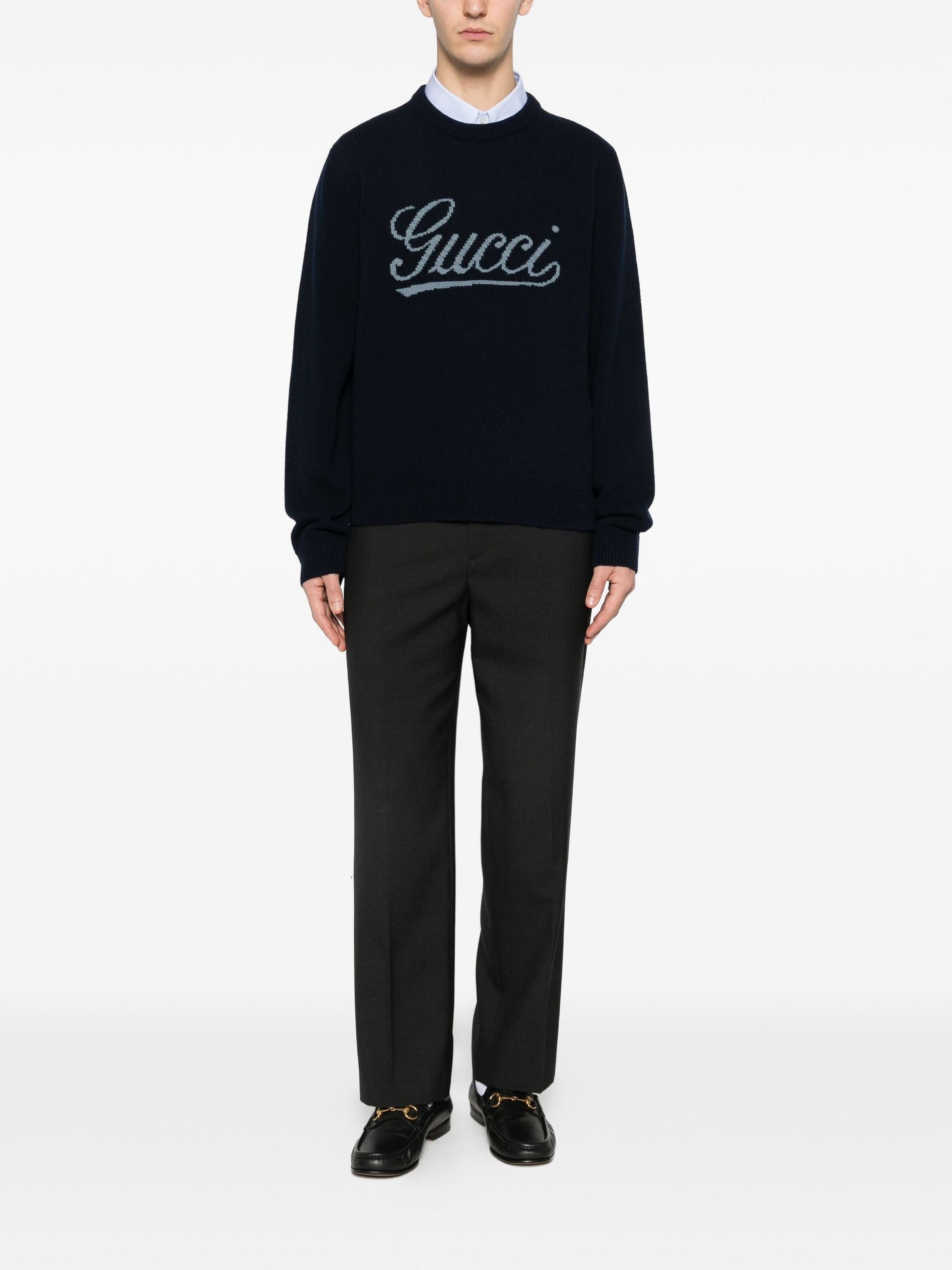 Gucci Logo-Detail Crewneck Sweater - image 2