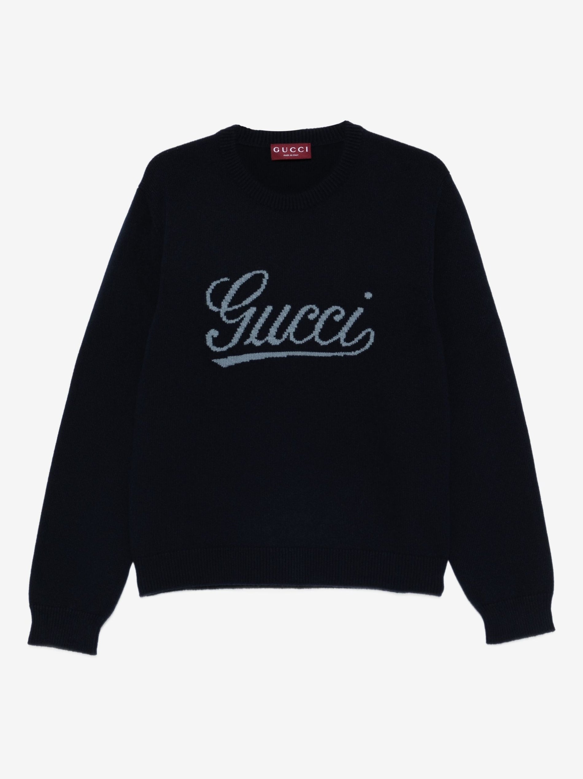 Gucci Logo-Detail Crewneck Sweater