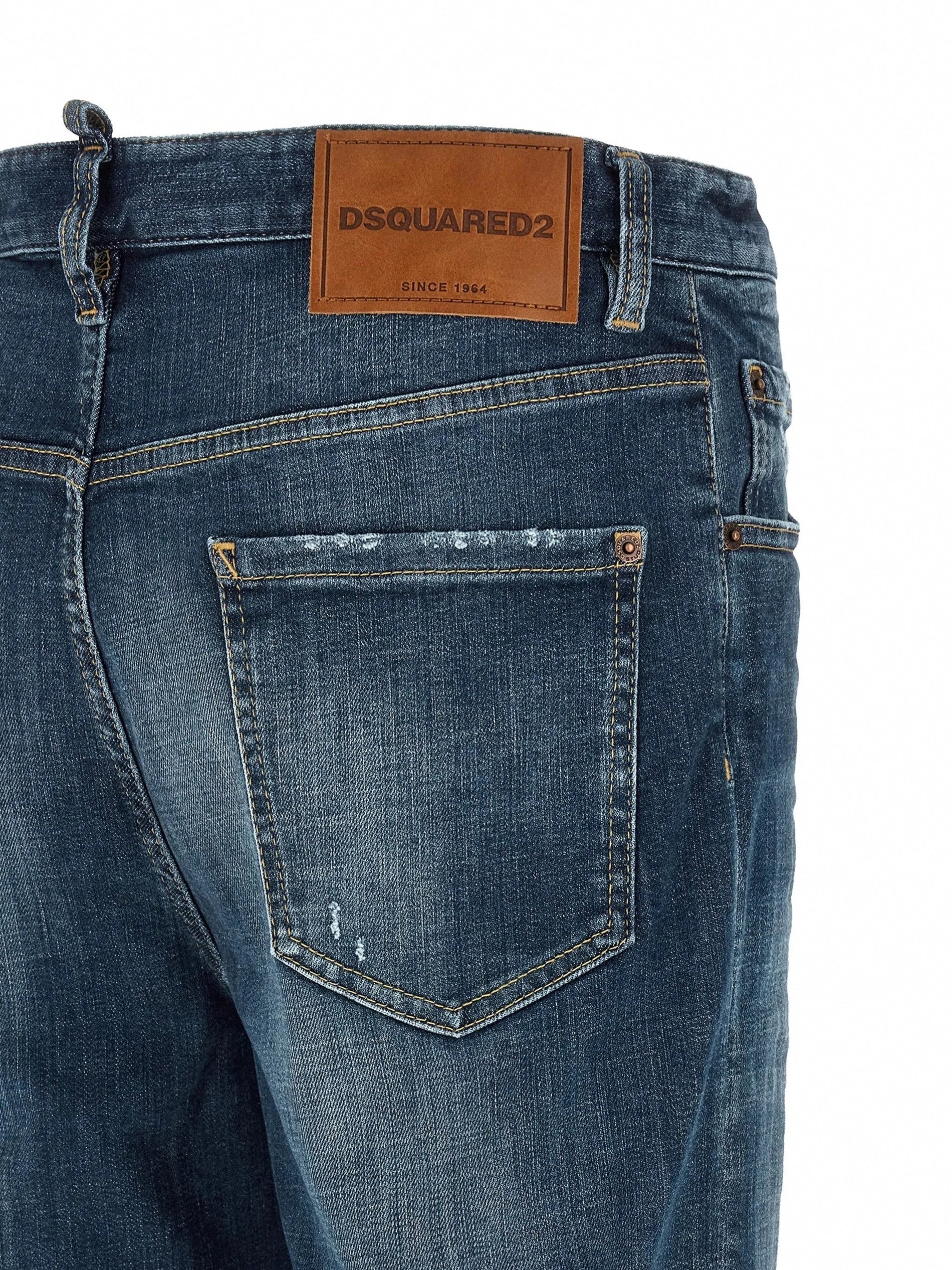 Dsquared2 Stonewashed-Effect Straight-Leg Jeans - image 4