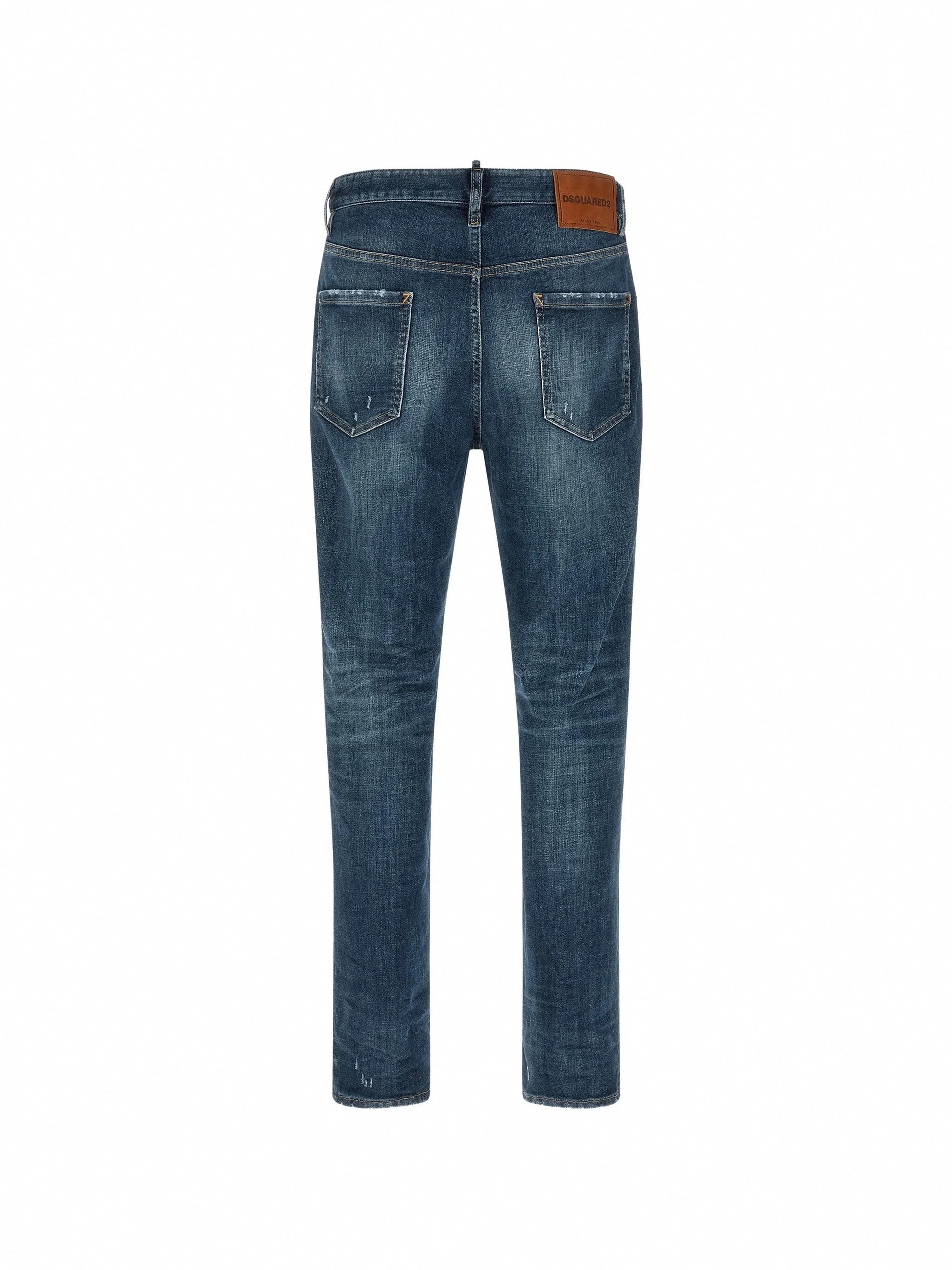 Dsquared2 Stonewashed-Effect Straight-Leg Jeans - image 2