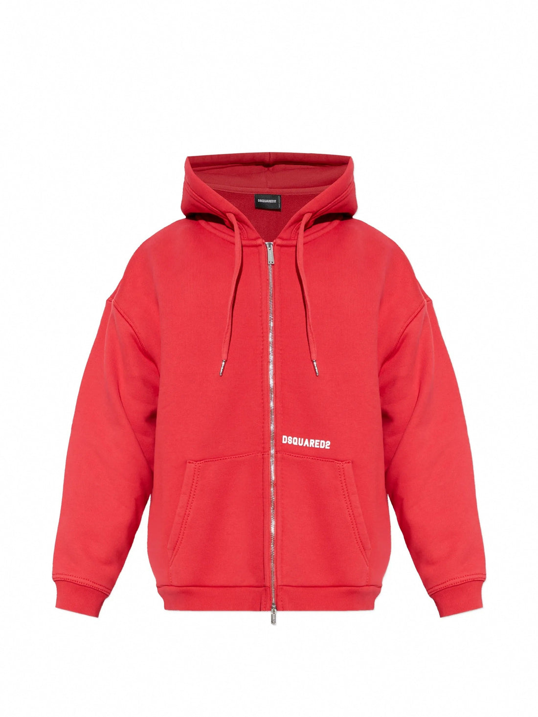 Logo-Embroidered Zip-Up Hoodie