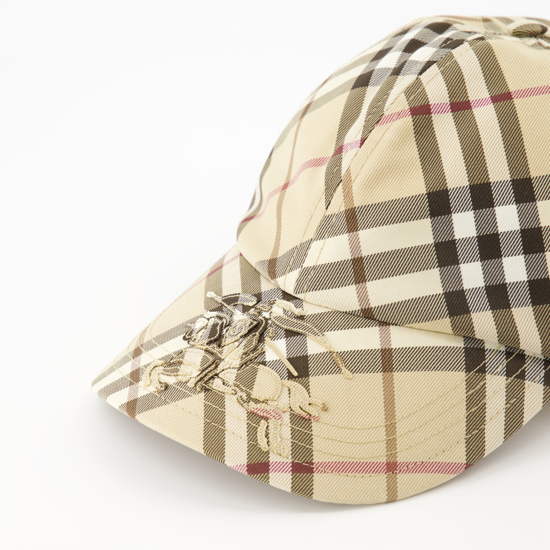 Burberry Vintage Check Logo Baseball Cap - image 4