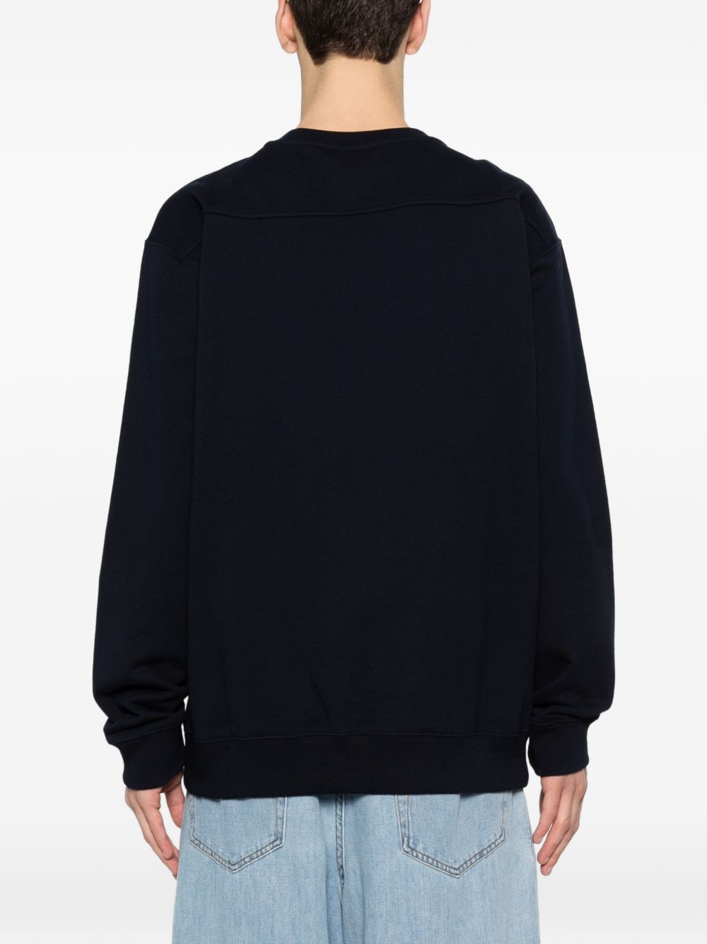 Gucci log-detail crew-neck sweater - image 4