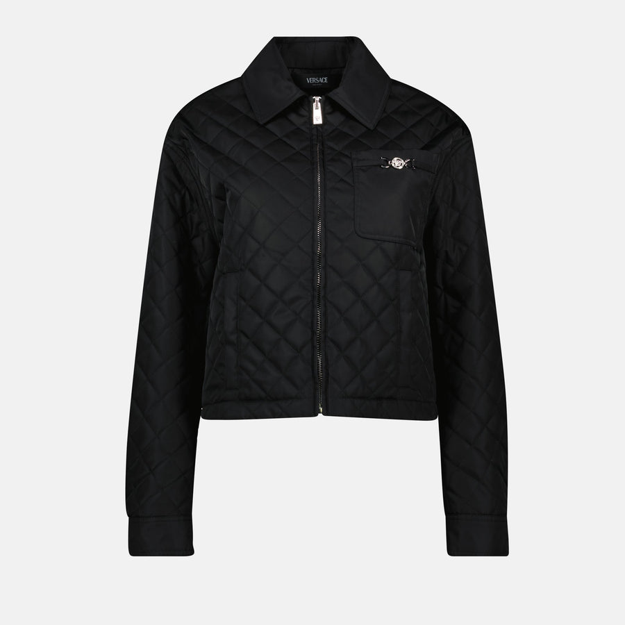 Versace Zip-Up Jacket with Medusa Hardware