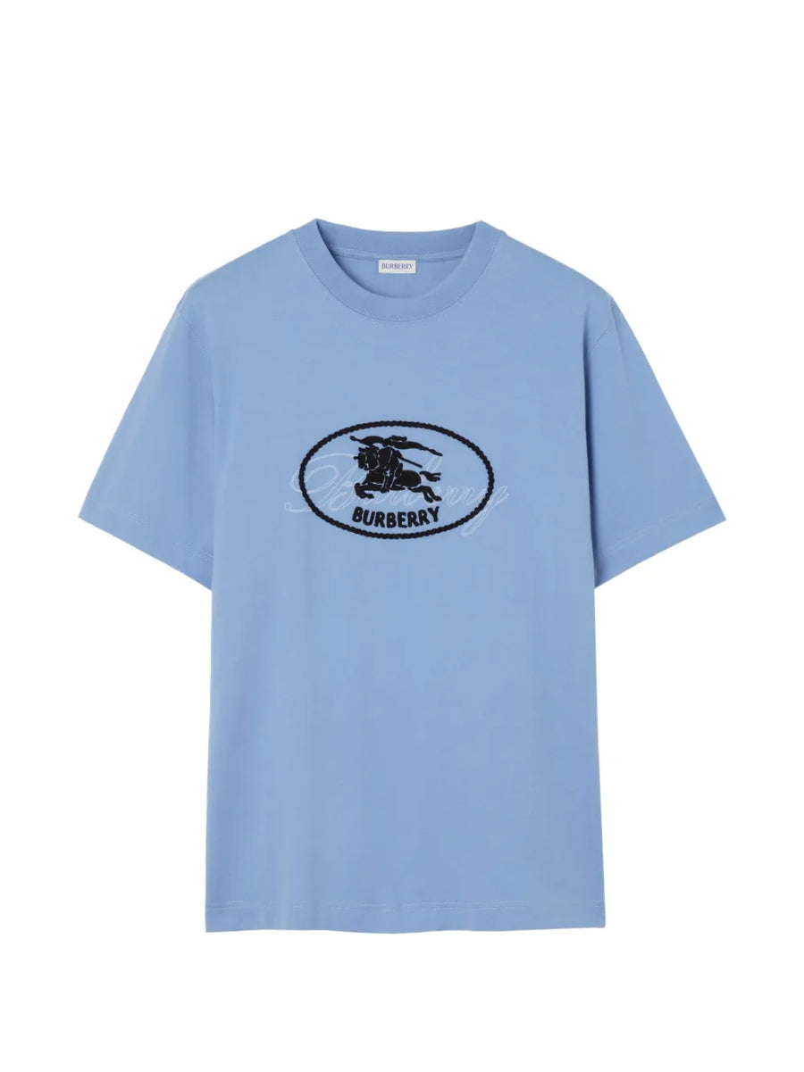 Burberry Knight Stamp Cotton T-Shirt