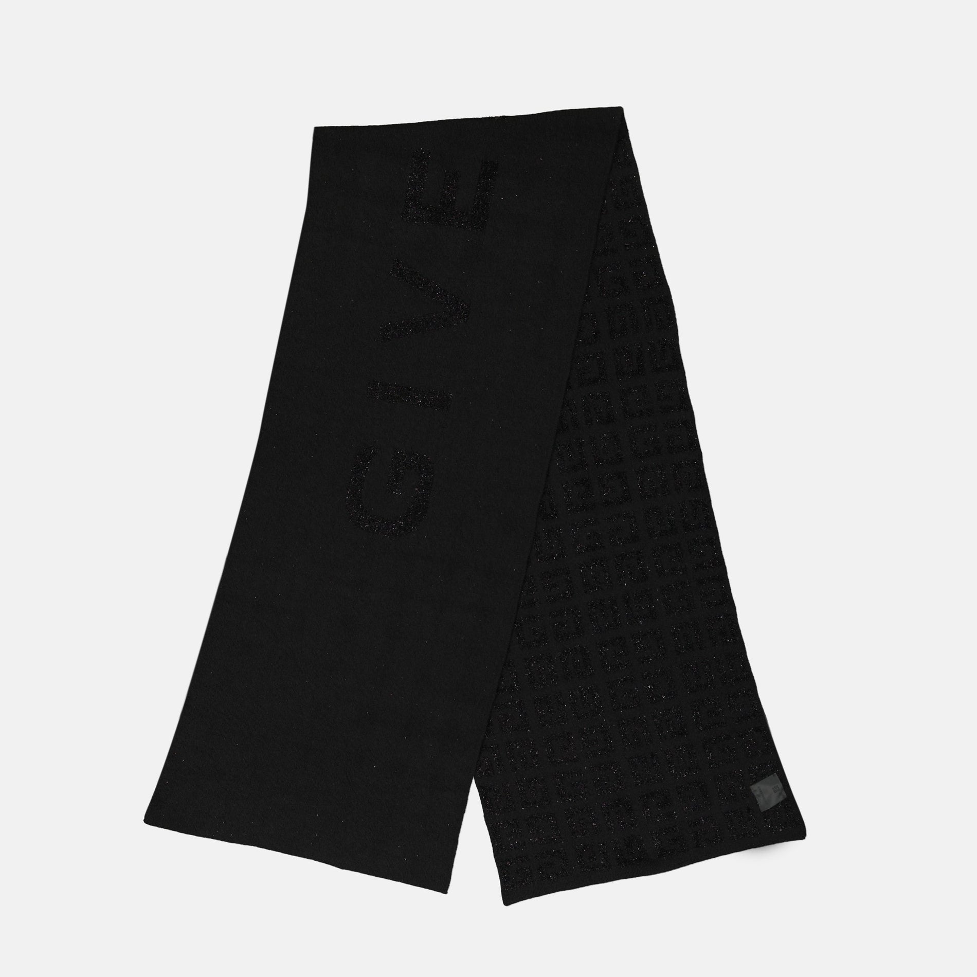 Givenchy Logo Scarf – Black