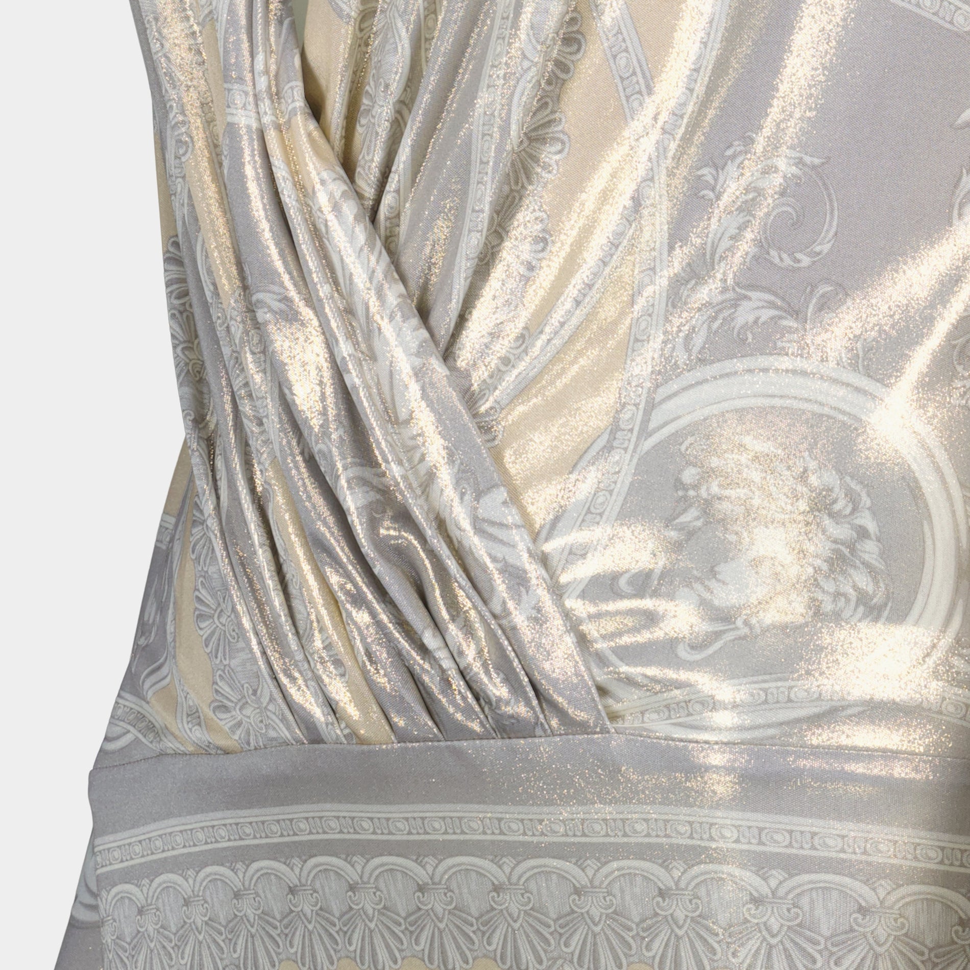 Versace Barocco Draped Bodysuit - image 5