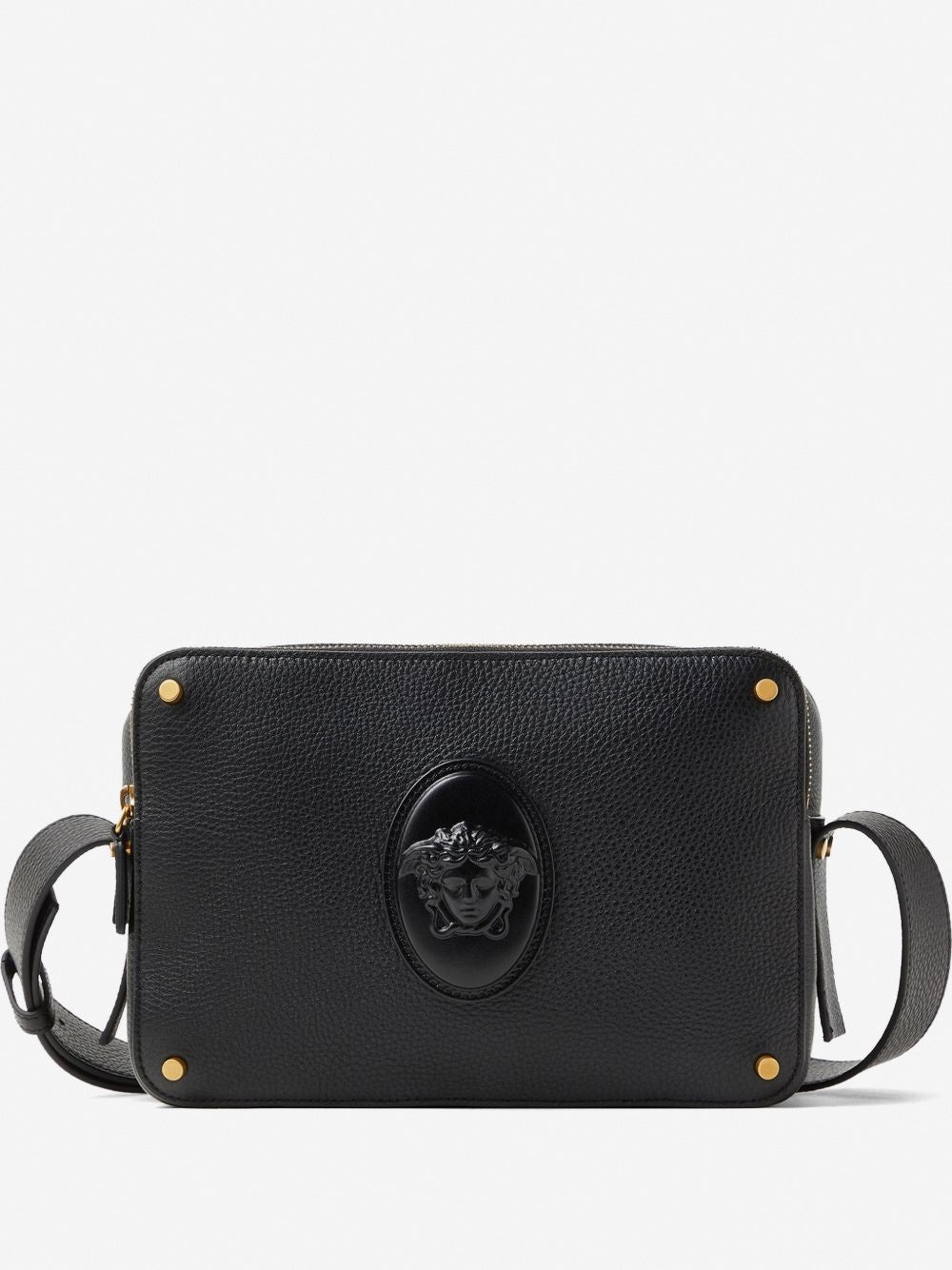 Versace Lou Leather Crossbody Bag