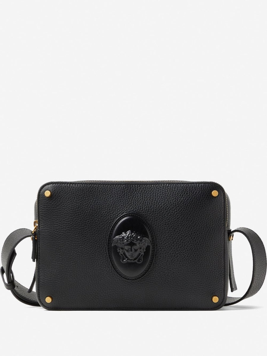 Versace Lou Leather Crossbody Bag