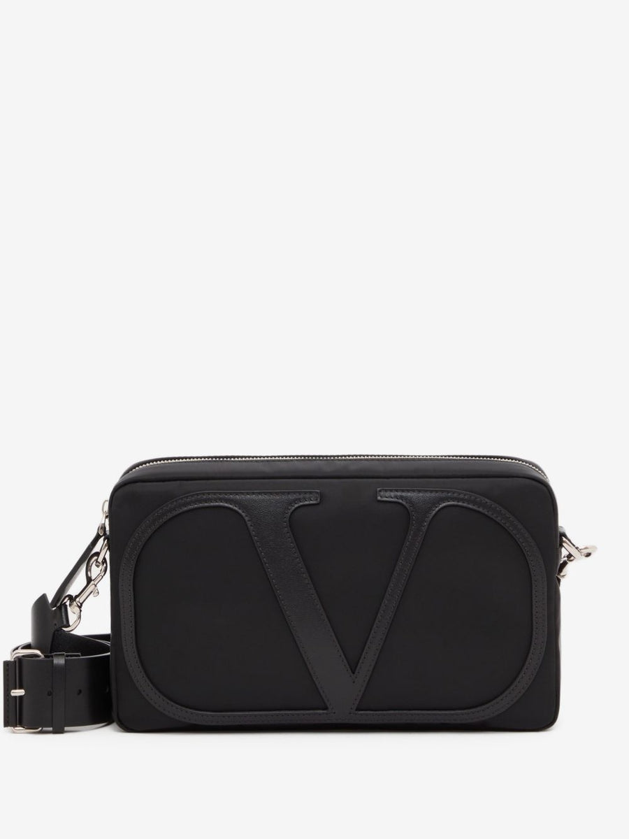 Valentino Garavani Crossbody Bag with Leather VLogo