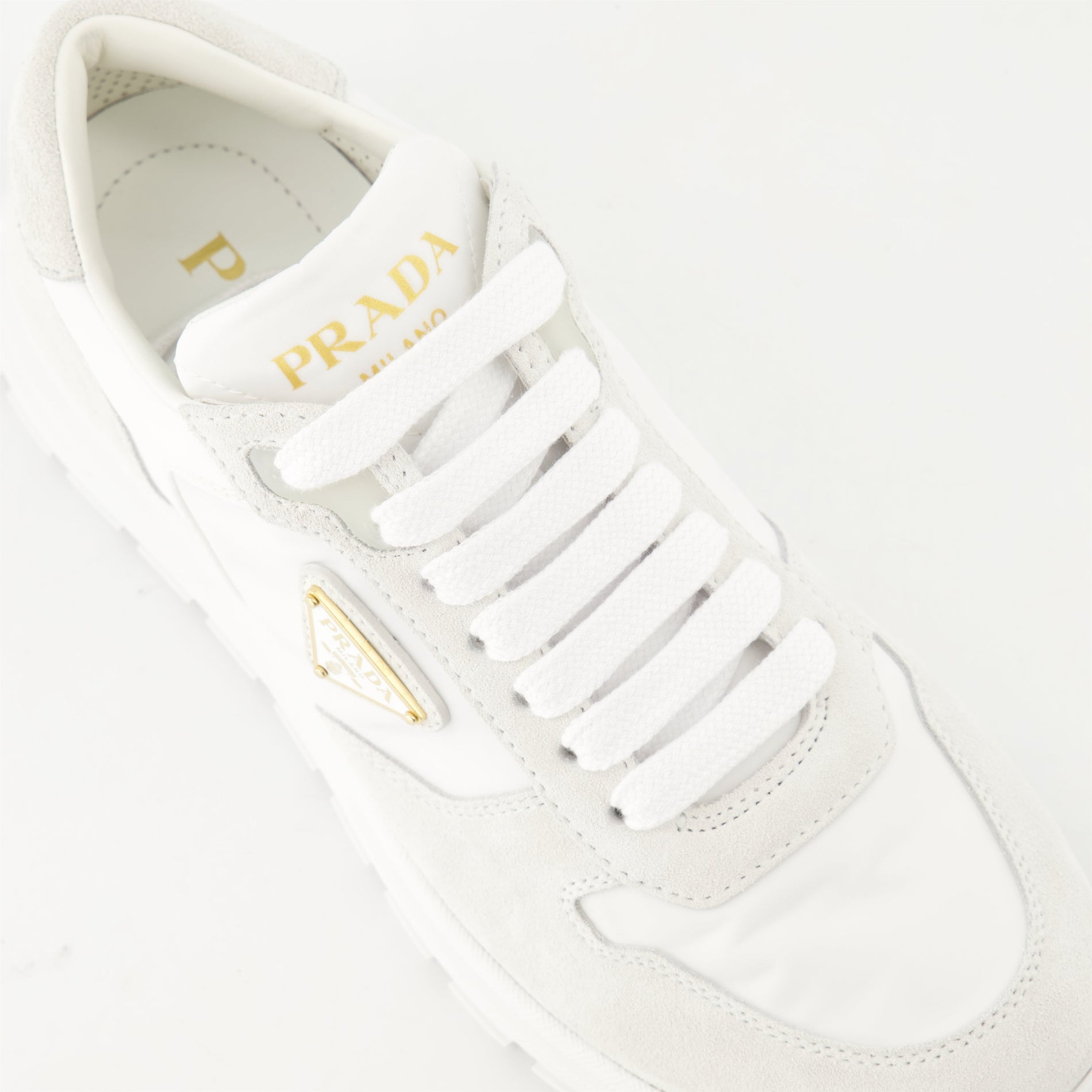 Prada White Runner Sneakers - image 6