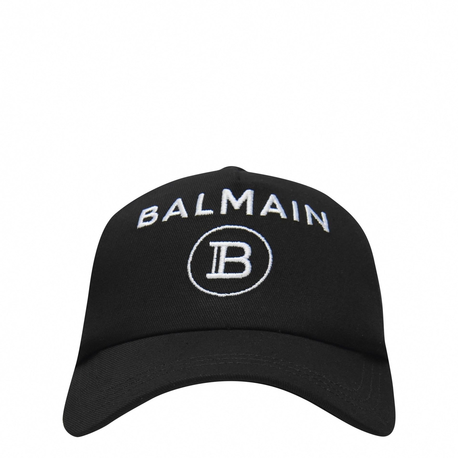 Balmain Logo Embroidered Baseball Cap