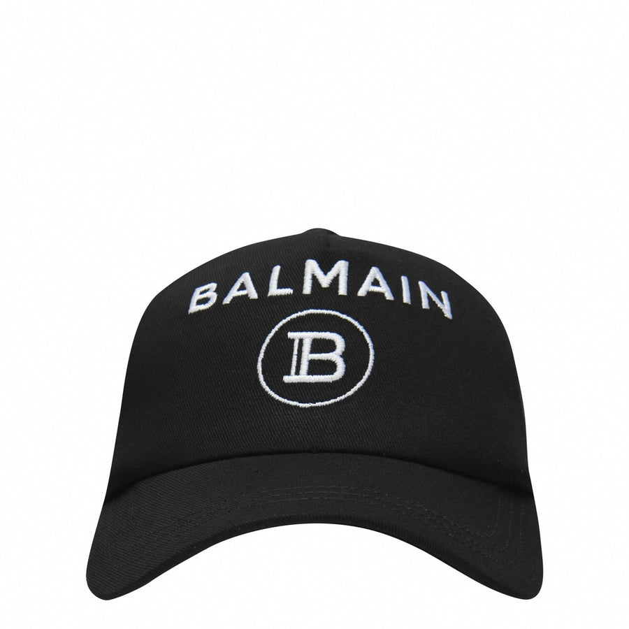 Balmain Logo Embroidered Baseball Cap
