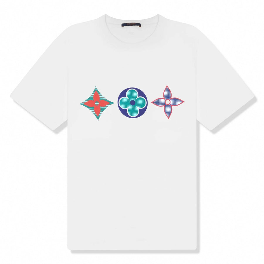 Louis Vuitton Monogram Printed Multi White T-Shirt