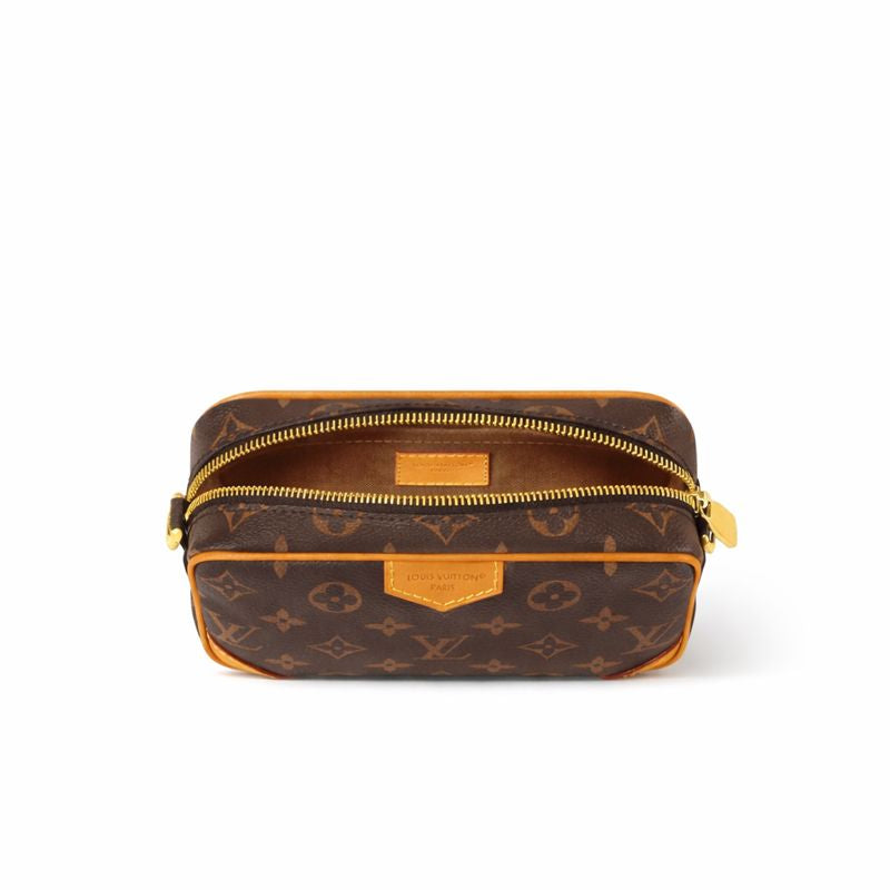 Louis Vuitton Canvas Pochette / Slim Crossbody (Brown/Tan) - image 3