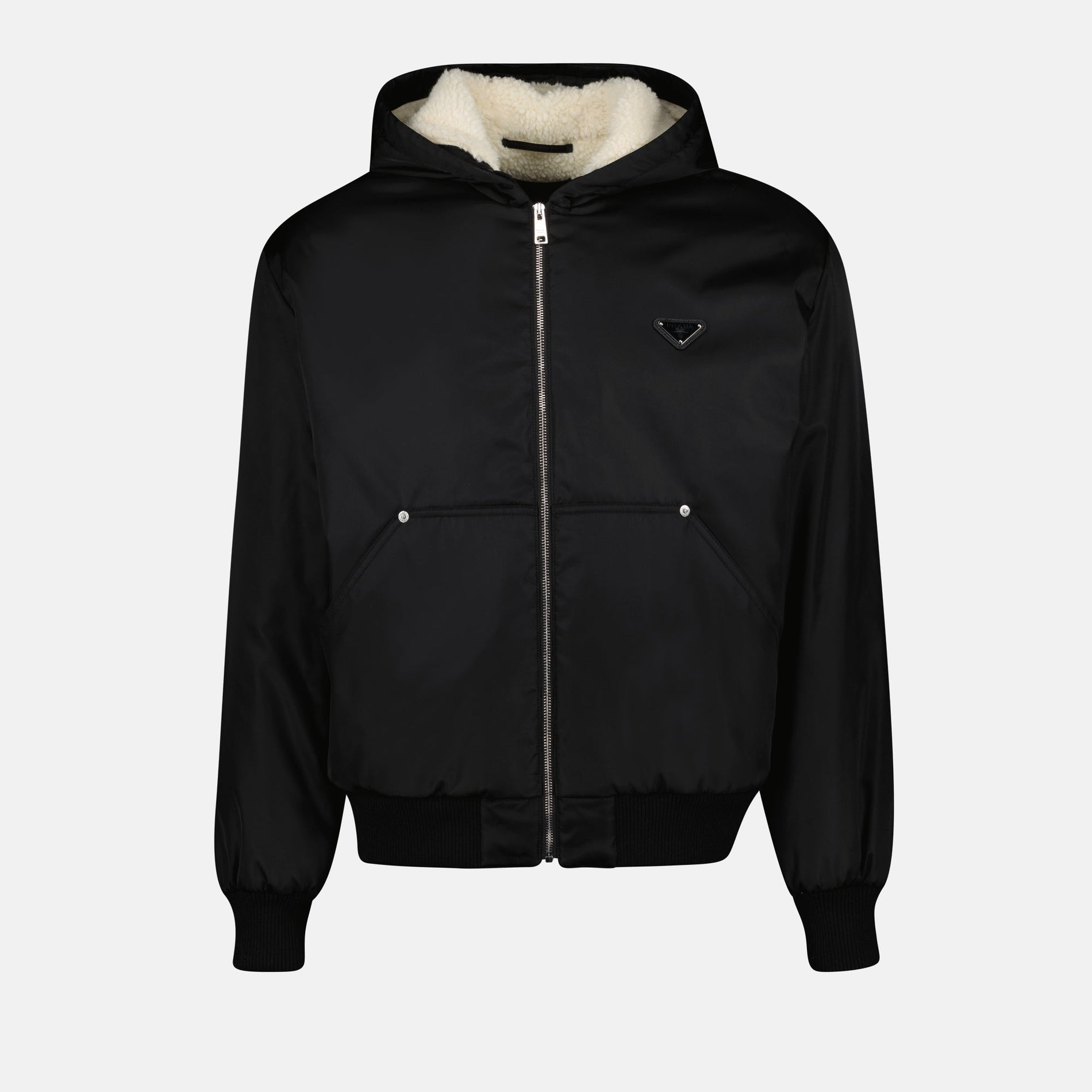 Prada Fleece-lined Re-Nylon Jacket