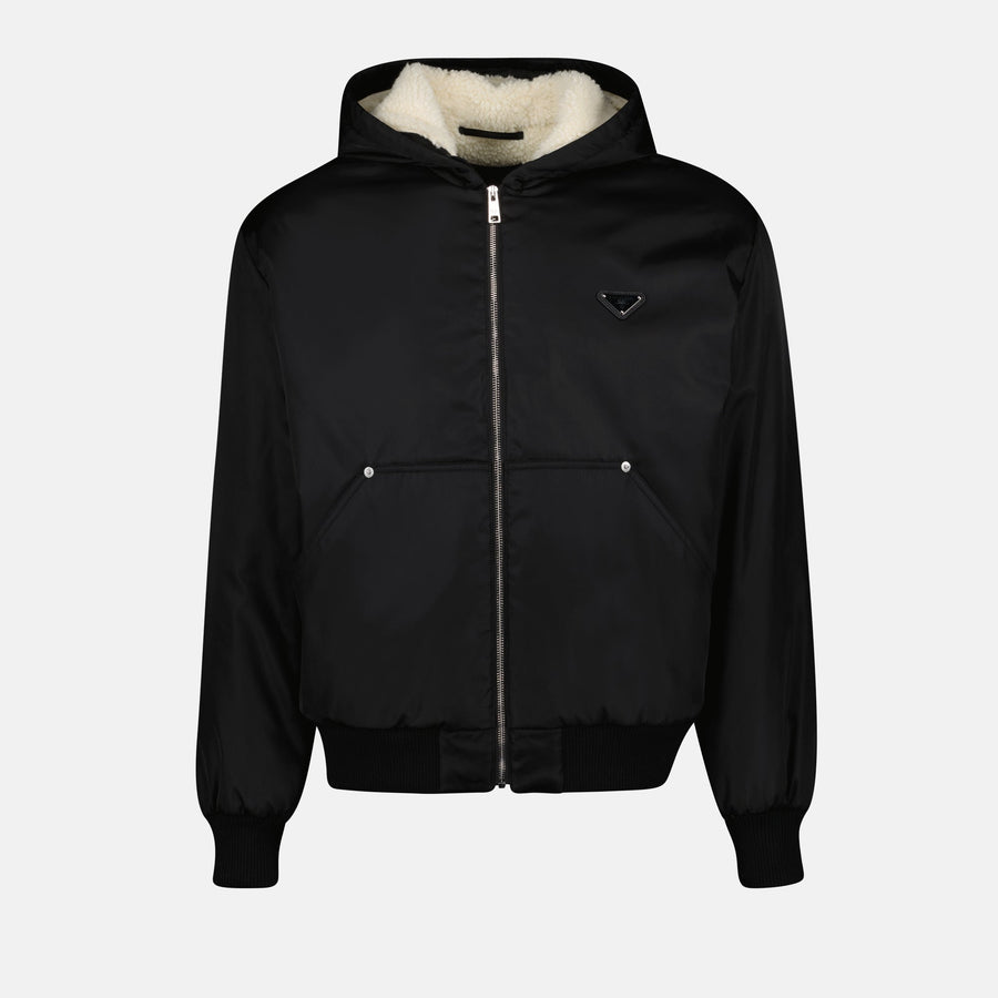 Prada Fleece-lined Re-Nylon Jacket