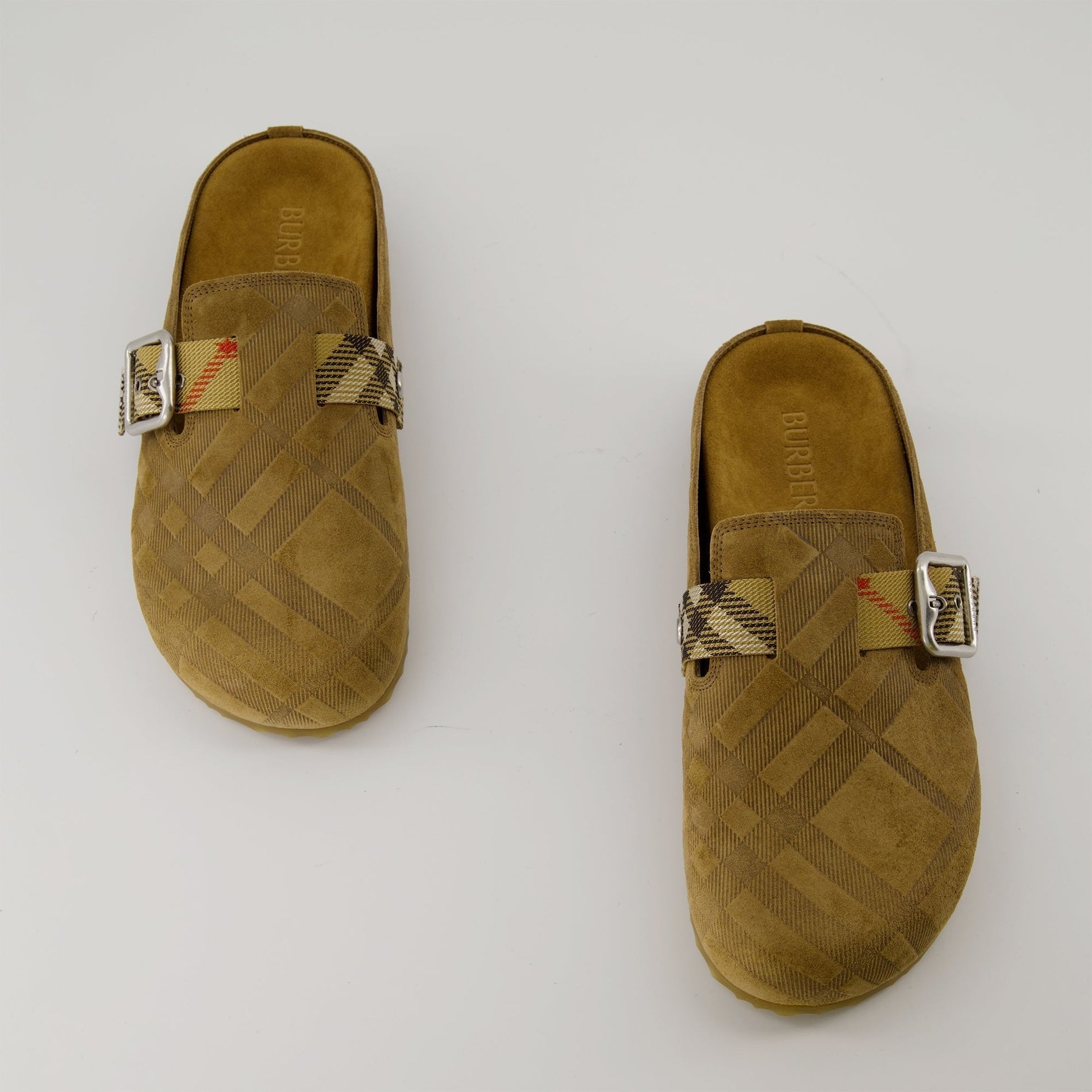 Burberry Check Buckle Clogs - image 6