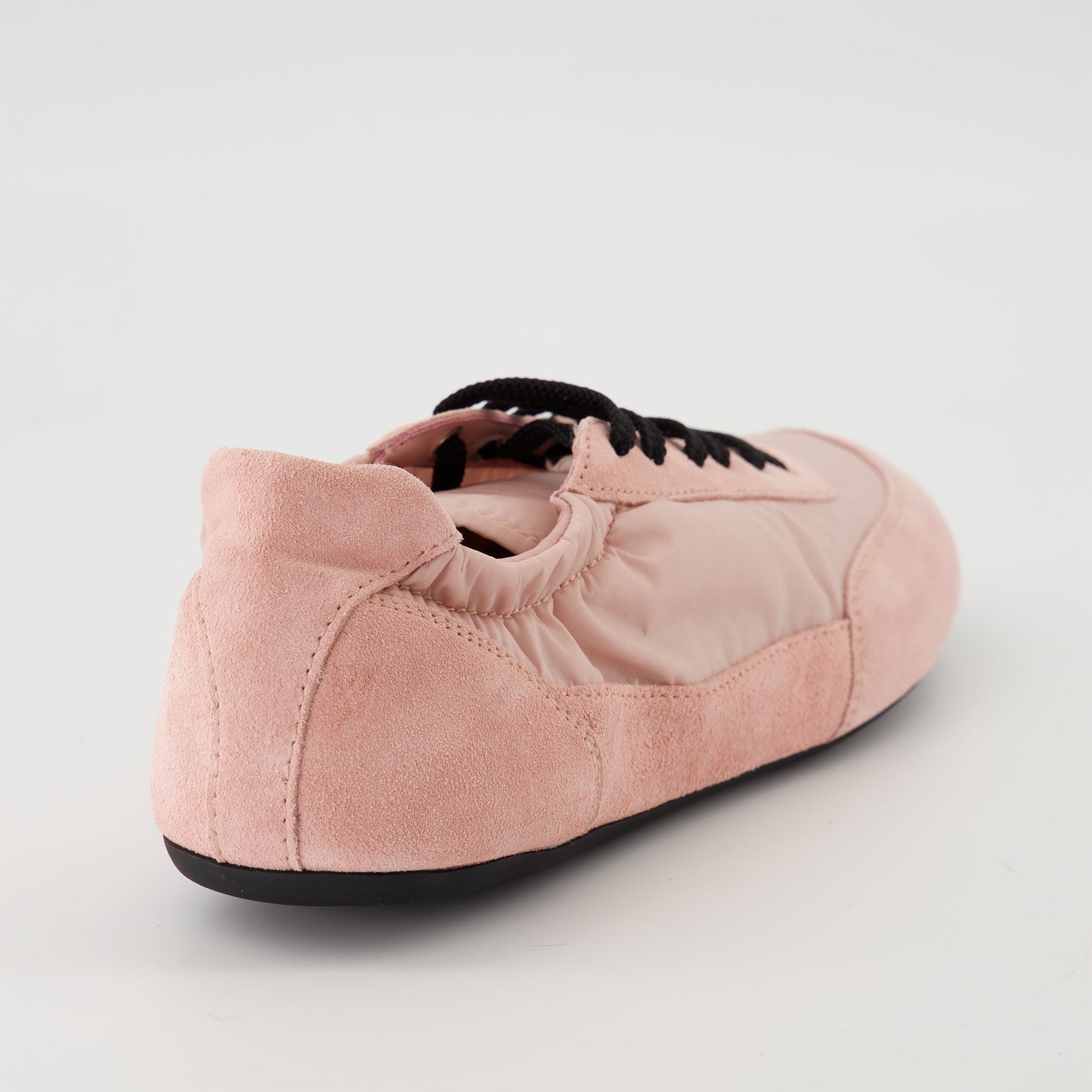 Prada Pink Suede & Nylon Sneakers - image 4