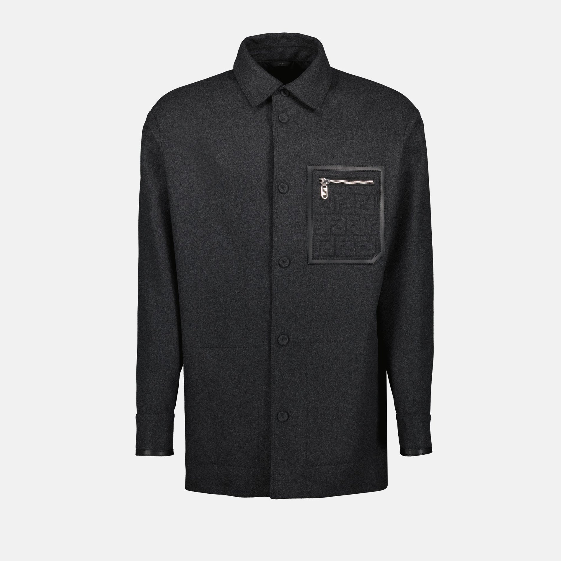 Fendi Wool Shirt Jacket