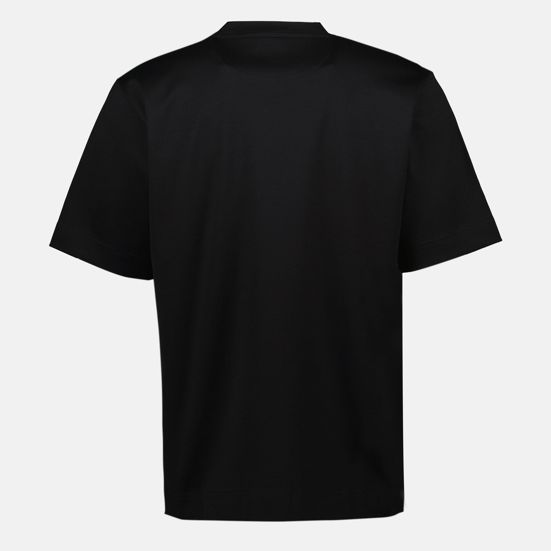 Fendi Black FF Logo Cotton T-Shirt - image 2