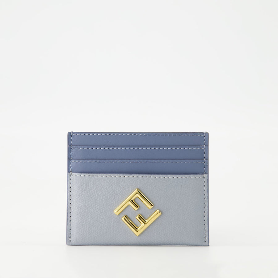 Fendi Two-Tone Leather Card Holder