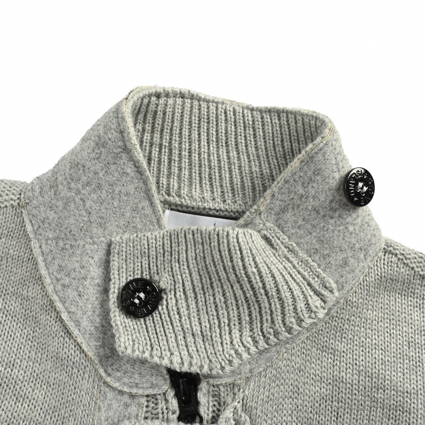 Stone Island Buttoned Stand-Collar Knit Cardigan - image 4