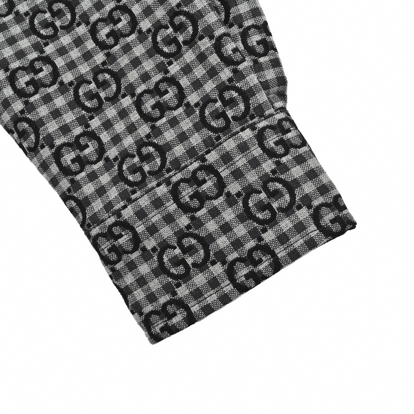 Gucci GG Gingham Check Flannel Shirt - image 6