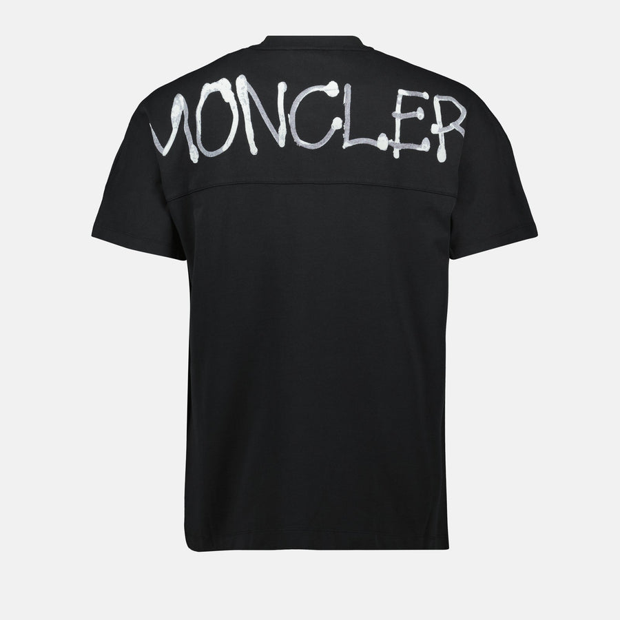 Moncler Black Graffiti T-Shirt