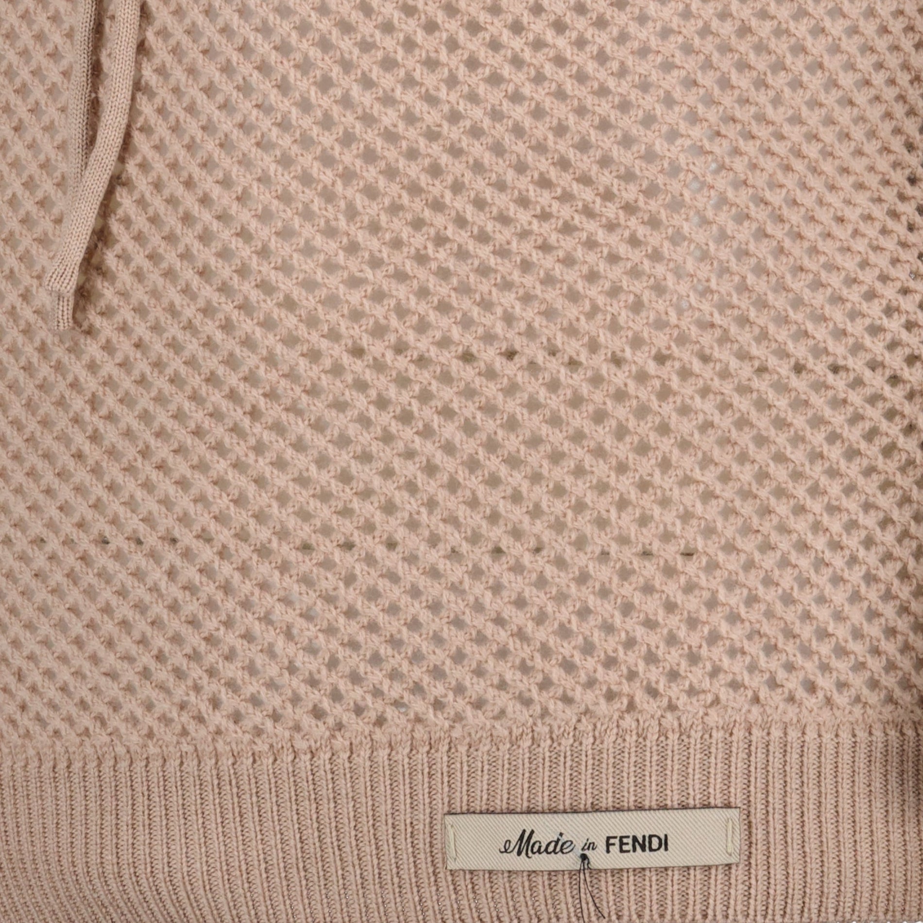 Fendi Mesh Cotton T-Shirt - image 4
