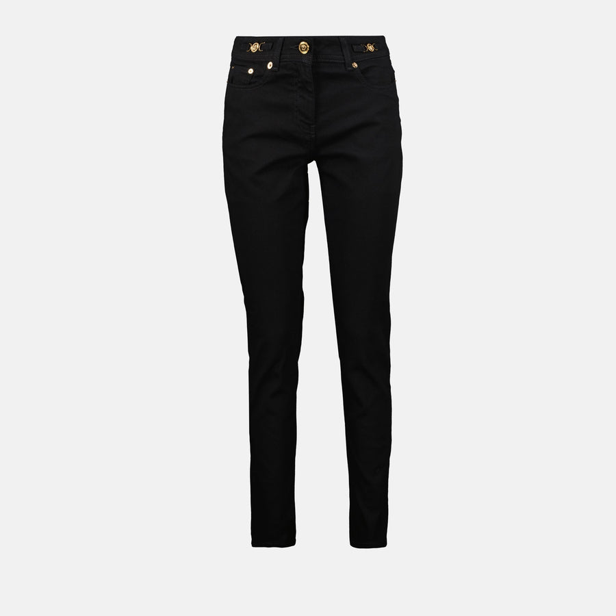 Versace Embellished Skinny Denim Jeans
