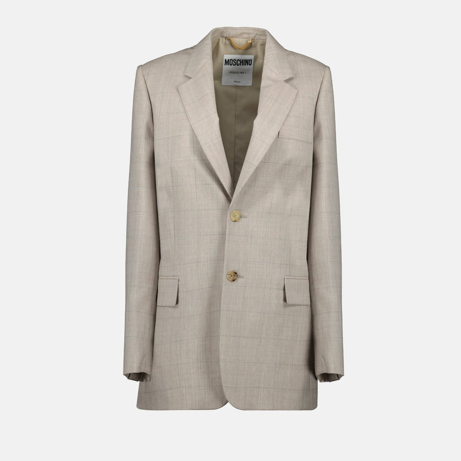 Moschino Checkered Blazer