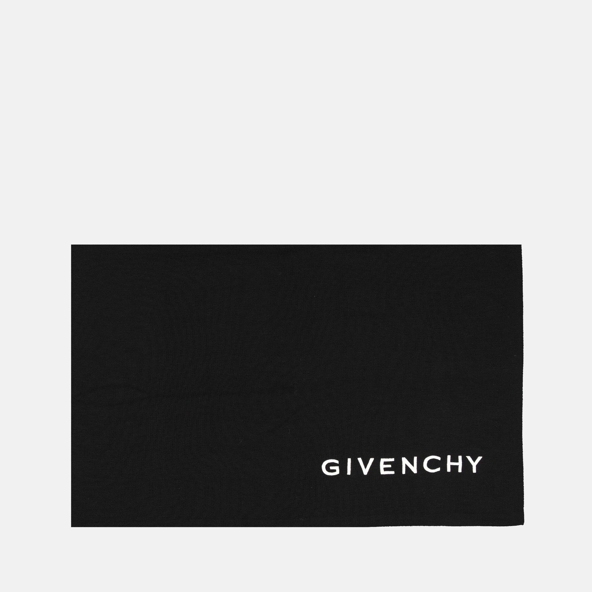 Givenchy Logo Wool Scarf