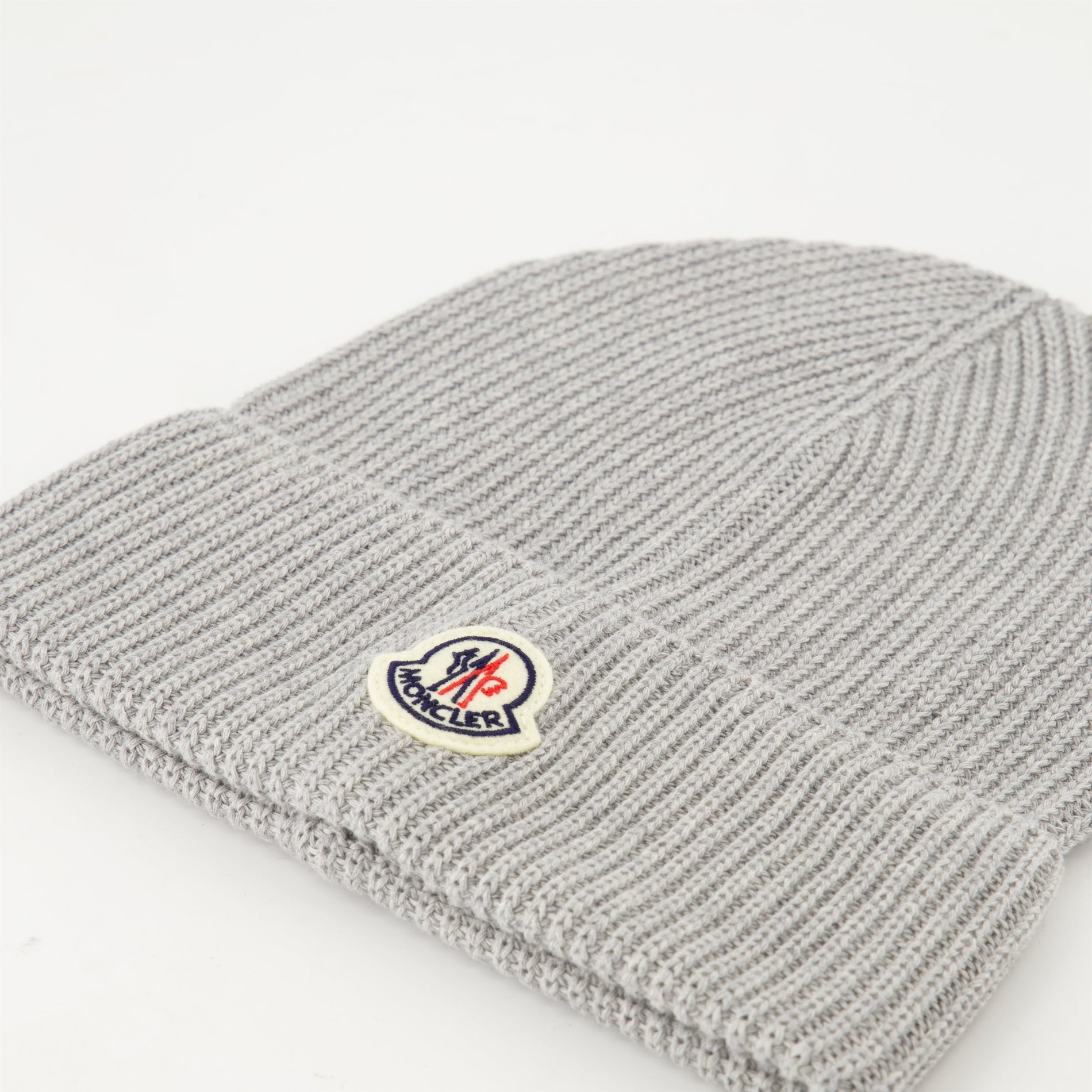 Moncler Gray Knit Beanie - image 3