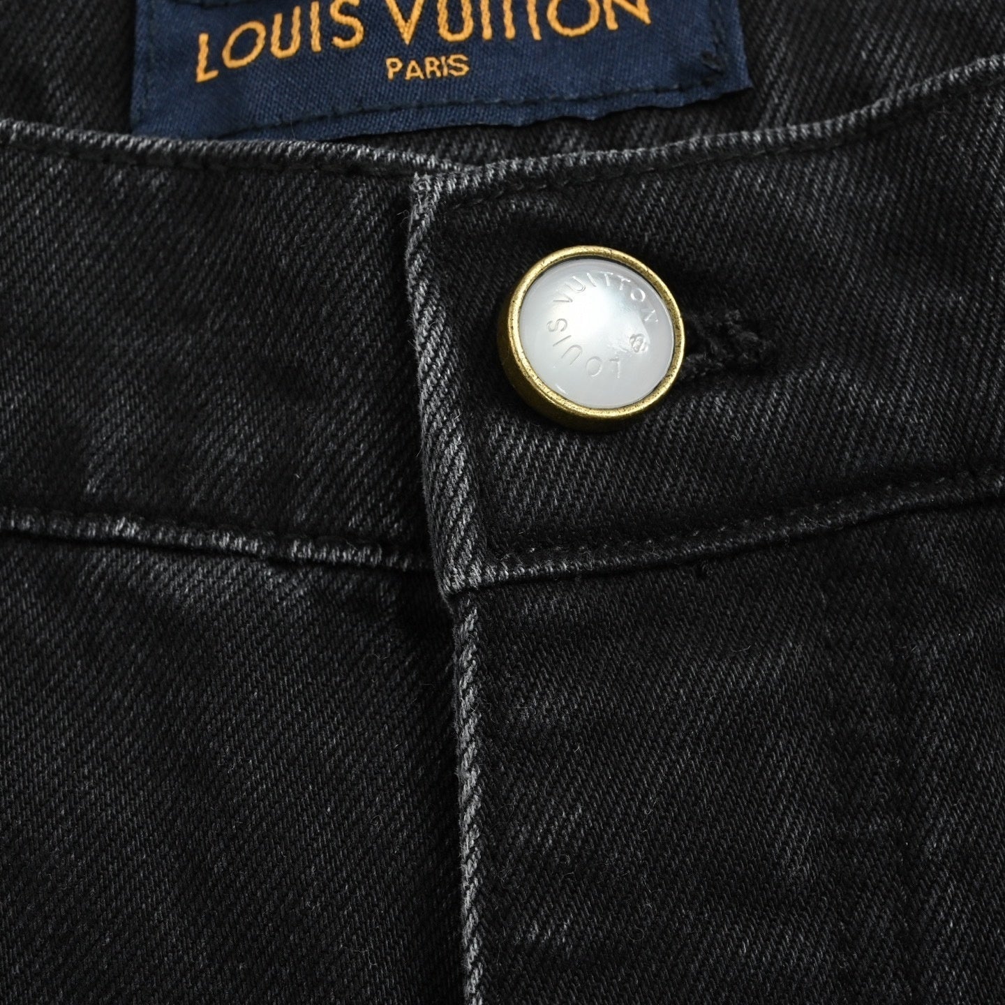 Louis Vuitton Monogram Patch Black Denim Jeans - image 7