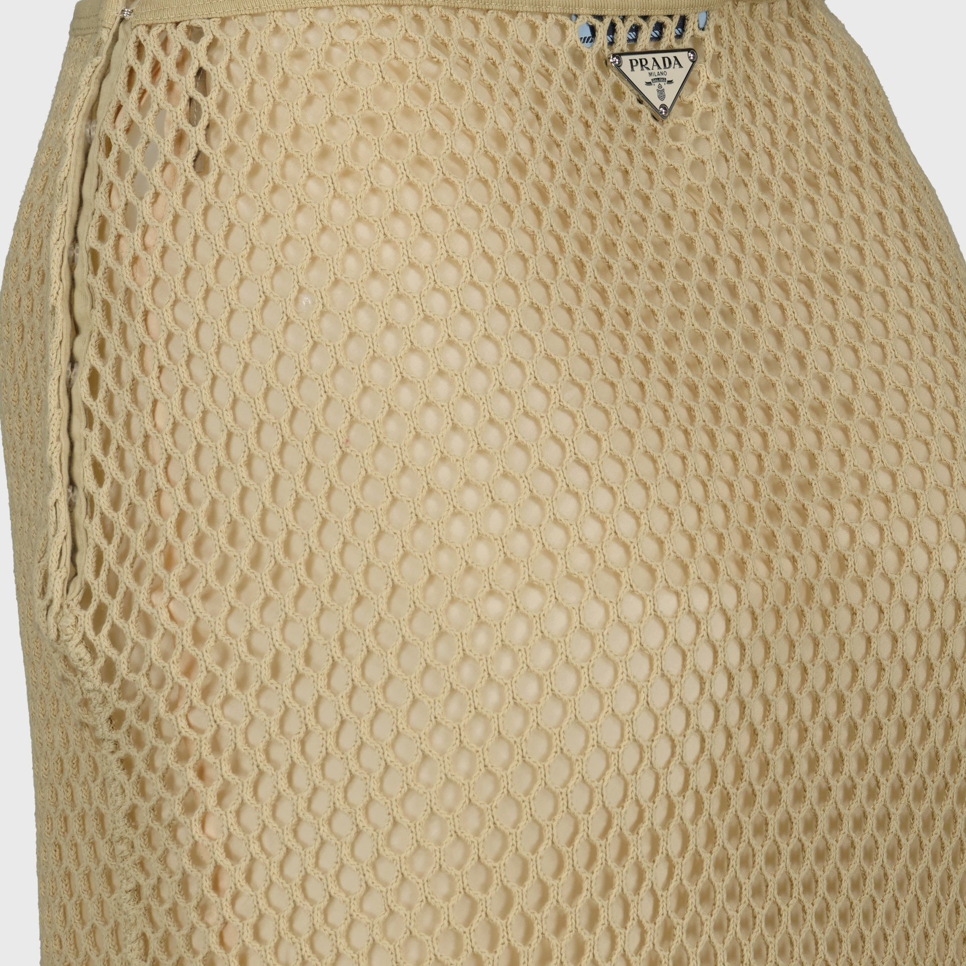 Prada Cotton Mesh Skirt - image 8