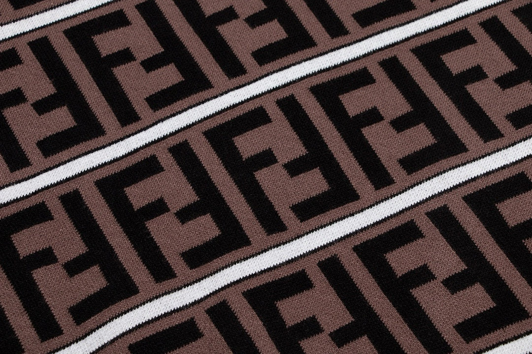 Fendi Luxury Monogram Knit Sweater – Unisex - image 4
